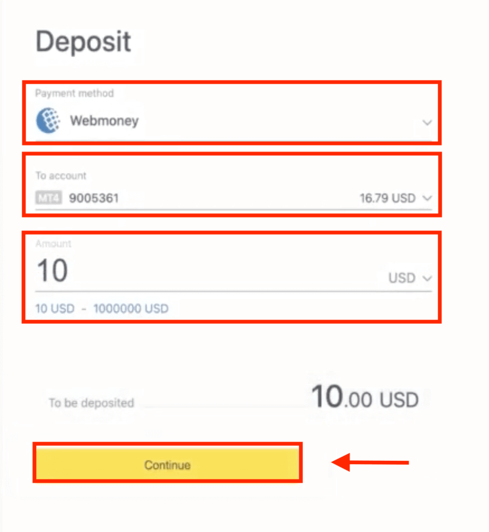 Deposit and Withdrawal on Exness using WebMoney Deposit and Withdrawal on Exness using WebMoney
