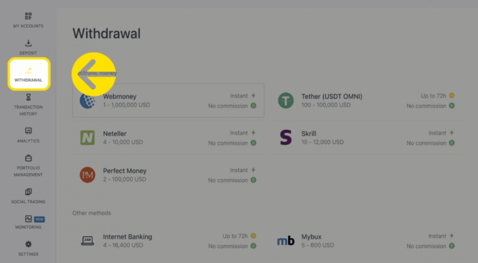 Deposit and Withdrawal on Exness using WebMoney Deposit and Withdrawal on Exness using WebMoney