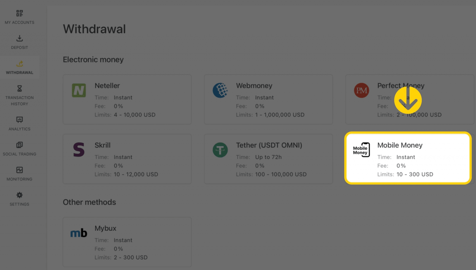 Deposit and Withdrawal using Mobile Money on Exness Deposit and Withdrawal using Mobile Money on Exness