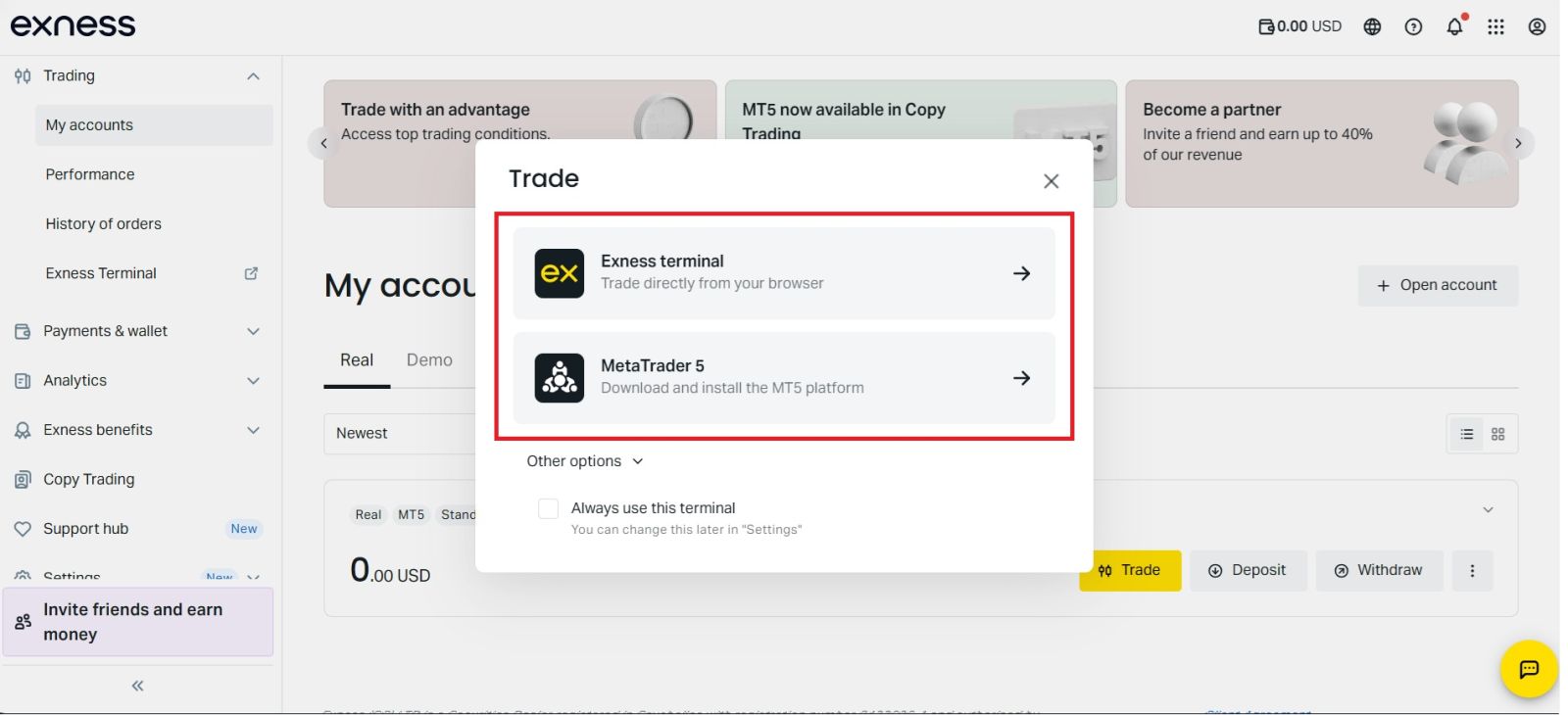 ວິທີການຄ້າ Exness ໃນປີ 2026: ຄູ່ມືຂັ້ນຕອນໂດຍຂັ້ນຕອນສໍາລັບຜູ້ເລີ່ມຕົ້ນ